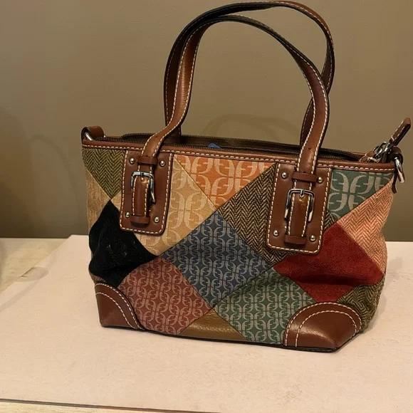 Fossil patchwork purse - Picture 2 of 3